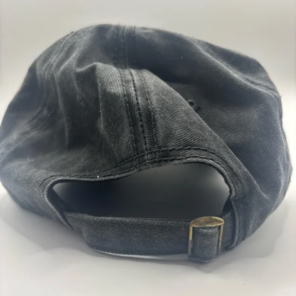 Cobra Distressed Gray Men's Cap with Brown Texas Patch - Picture 6 of 7